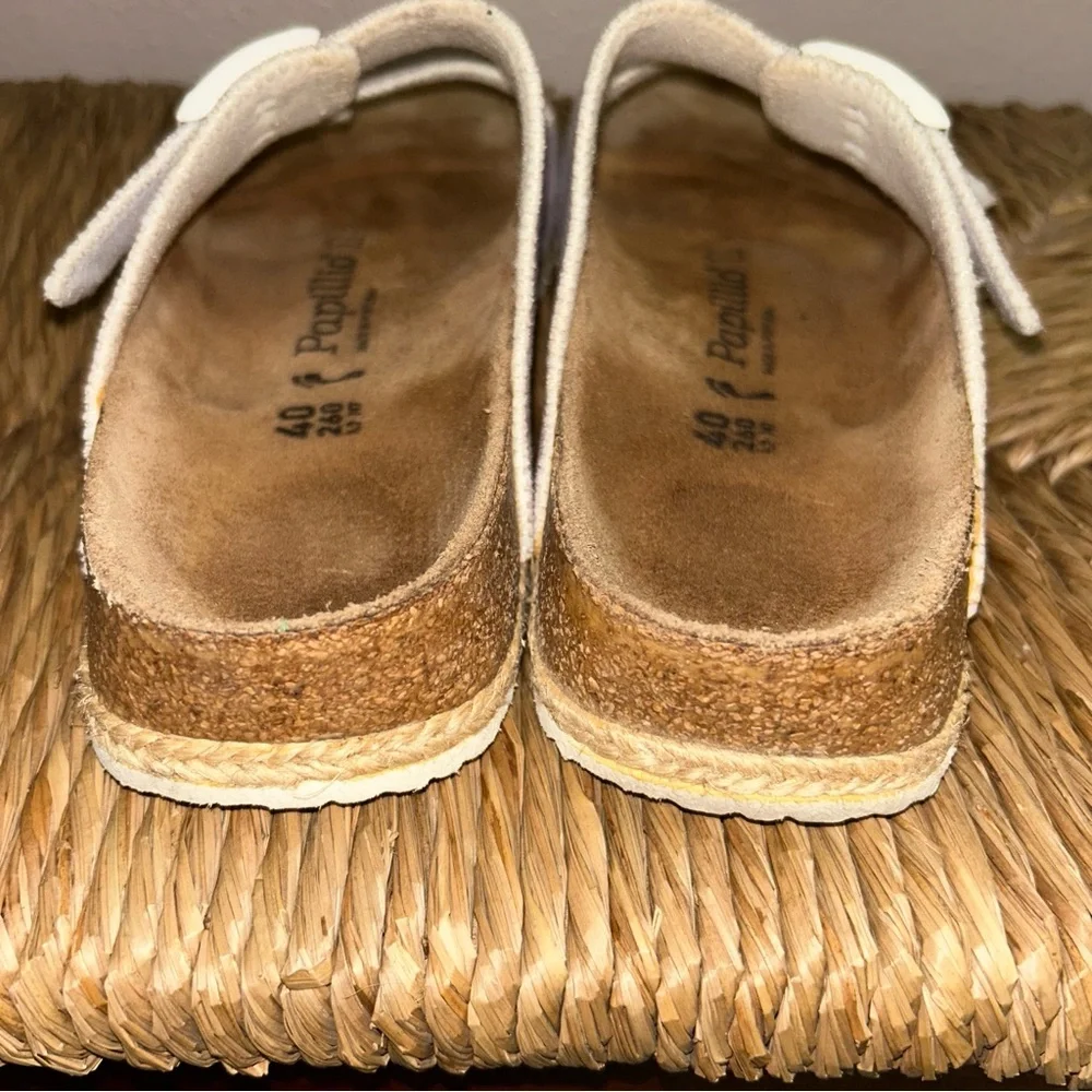 Birkenstock papillo Women's Double Buckle Slides in Light Purple - Picture 5 of 6